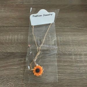 Sunflower Necklace Fashion Jewelry